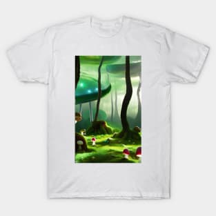 Divine Fungi - Mushroom Series 009 T-Shirt